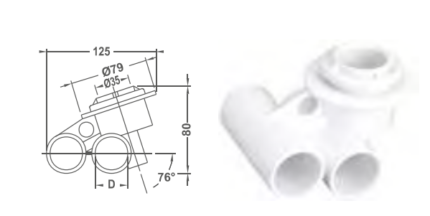 Ø32 mm HAVA VE Ø32 SU ÇIKIŞLI - SPA&JAKUZİ GÖVDE VE JETLERİ
